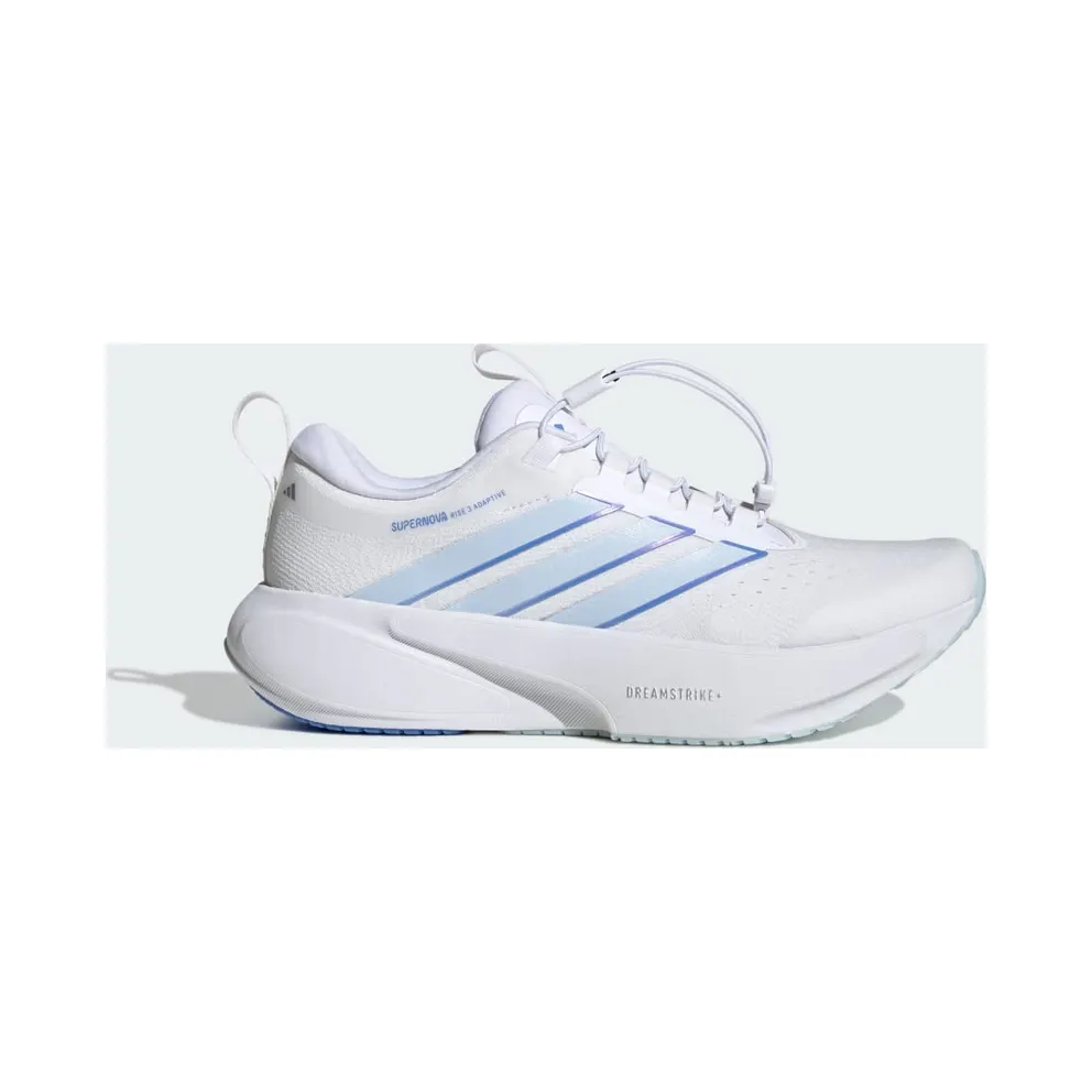 Adidas SUPERNOVA RISE 3 ADAPTIVE Running Shoes Cloud White / Blue Fusion / Silver Metallic (JQ4350)
