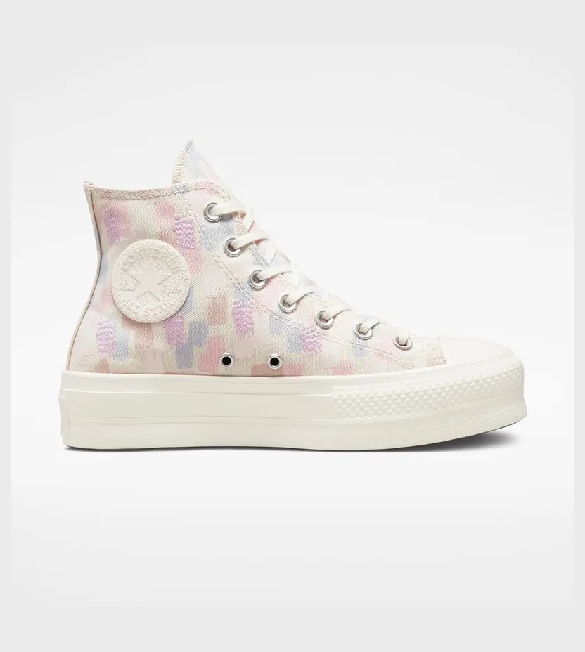 Converse Chuck Taylor All Star Lift Platform Inked Egret/gravel/lt Arctic Pink (A03247C)
