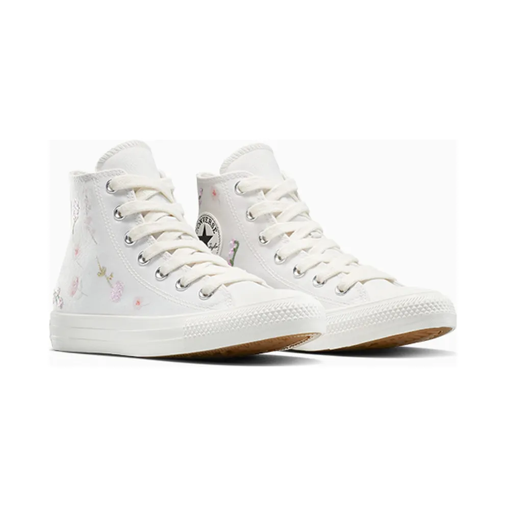Converse Chuck Taylor All Star Embroidered Flowers Vintage White/Egret/Silver (A15481C)