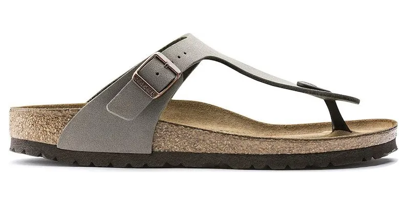 Birkenstock Gizeh Birko-Flor Birkibuc Stone (0043391)