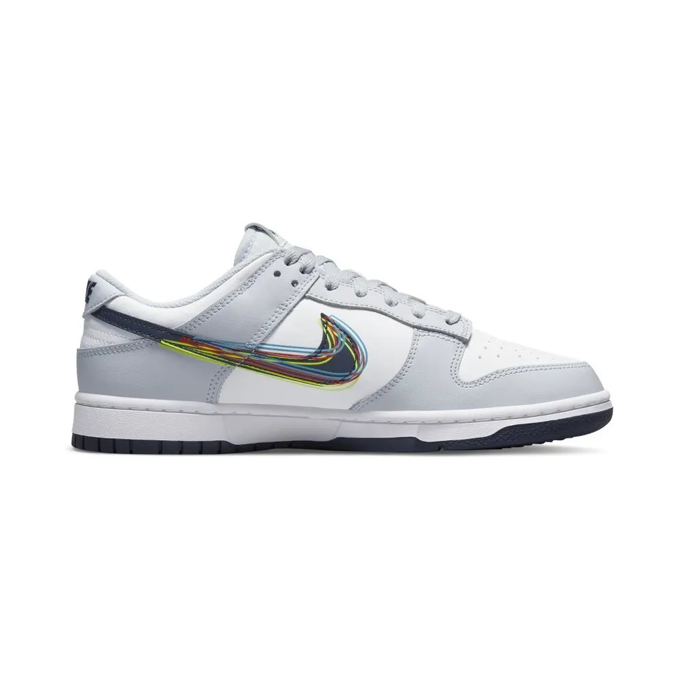 Nike Dunk Low 3D Swoosh White Grey (DV6482-100)
