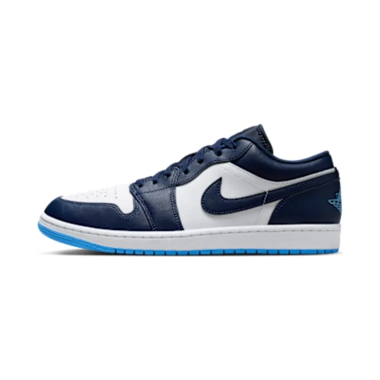 Air Jordan 1 Low “Midnight Navy / White / University Blue” (553558-404)