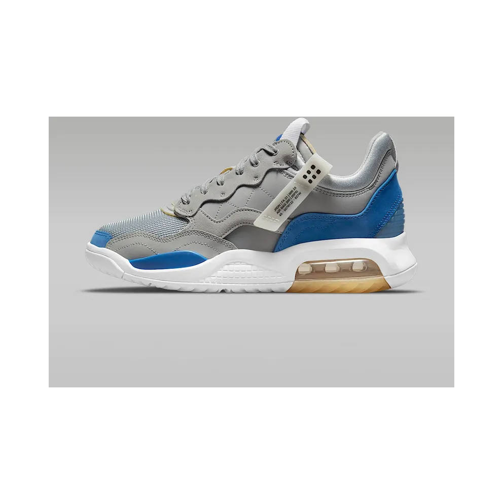 Jordan MA2 “Light Smoke Grey / University Blue / Pollen / Game Royal” (CV8122-004)