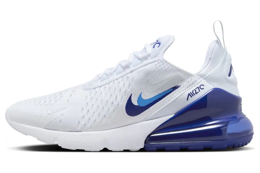 Nike Air Max 270 Multi Swoosh White Deep Royal (FJ4230-100)