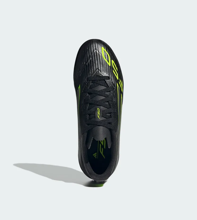 adidas F50 League Turf Core Black Iron Metallic Lucid Lemon (JH9999)