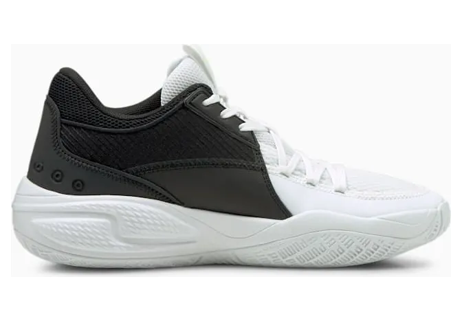 Puma Court Rider I basketbalschoenen Wit/Groen (195634-07)