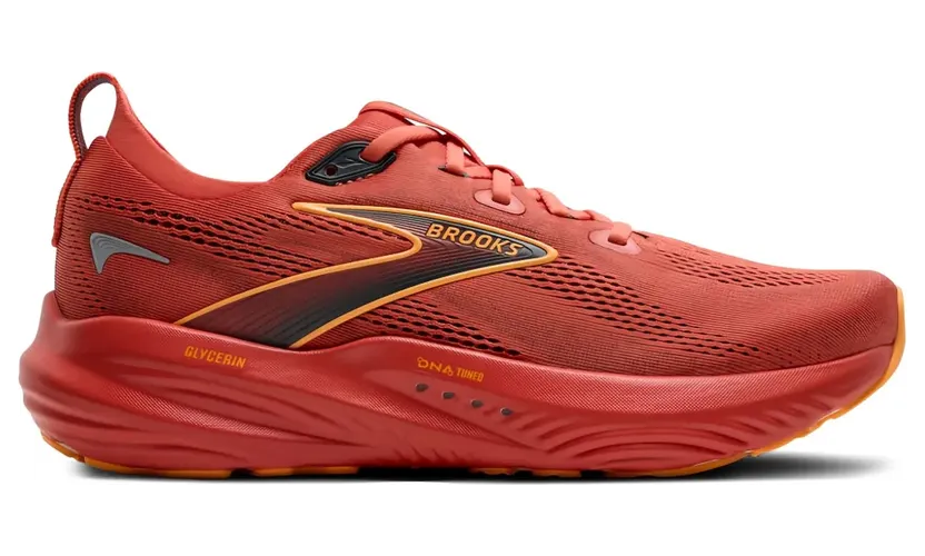 Brooks Glycerin Burnt Sienna / Ebony / Orange (110445-1D-637)