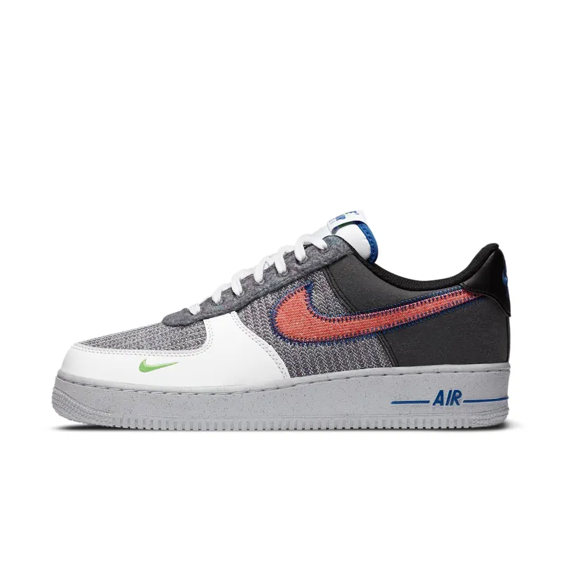 Nike Air Force 1 ’07 Recycled White White/Grey/Electric Green (CU5625-122)