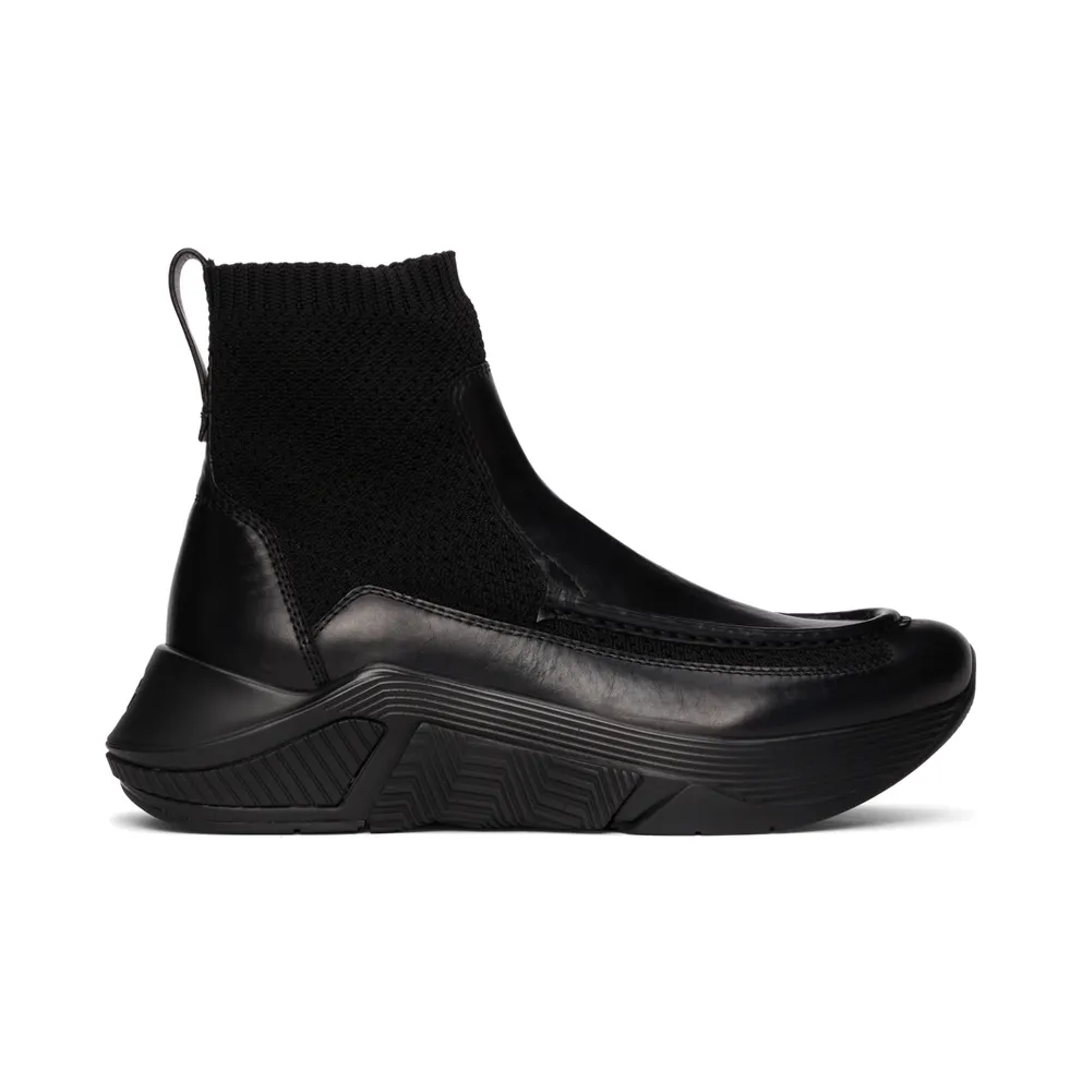 Giorgio Armani Paneled Chunky-Soled High-Top “Black” (X2Z030 XM963)