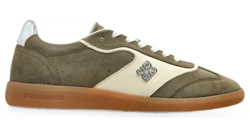 DSQUARED2 Sneakers mit Logo-Schild – Grün (SNW049714170001)