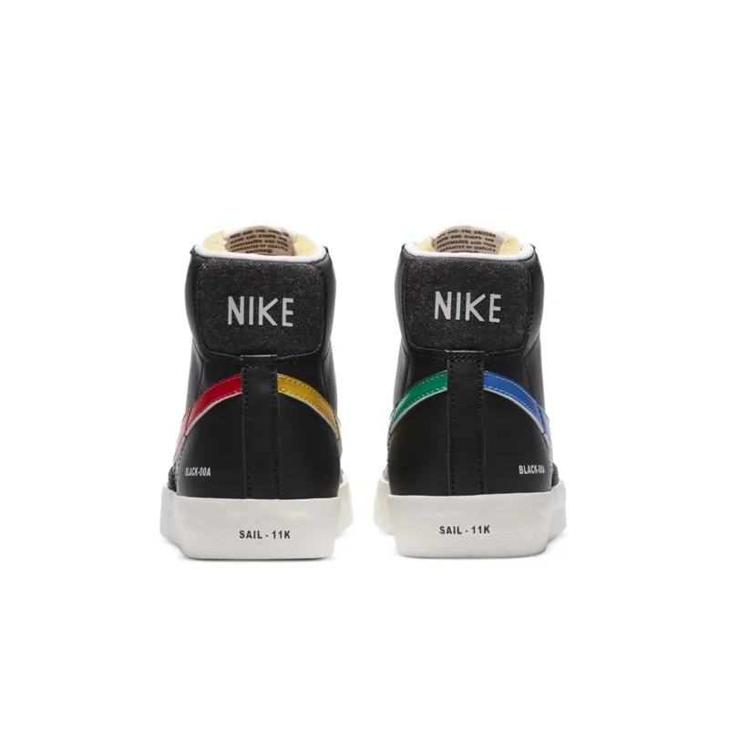 Nike Blazer Mid 77 Color Code Black (W) Black/Blue-Red-Green (DA2142-046)