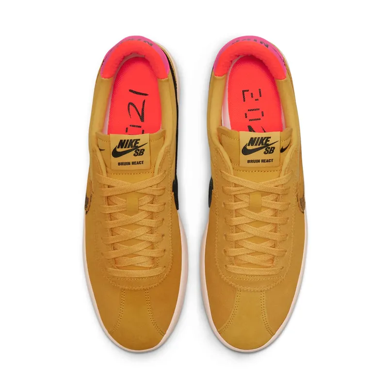Nike SB Bruin React T Skateschoen Yellow (CV5980-700)