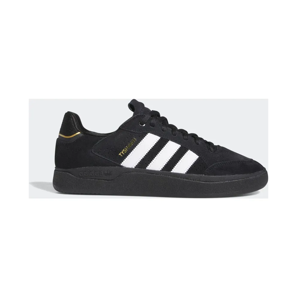 adidas Tyshawn Low Core Black / Cloud White / Gold Metallic (HQ2004)