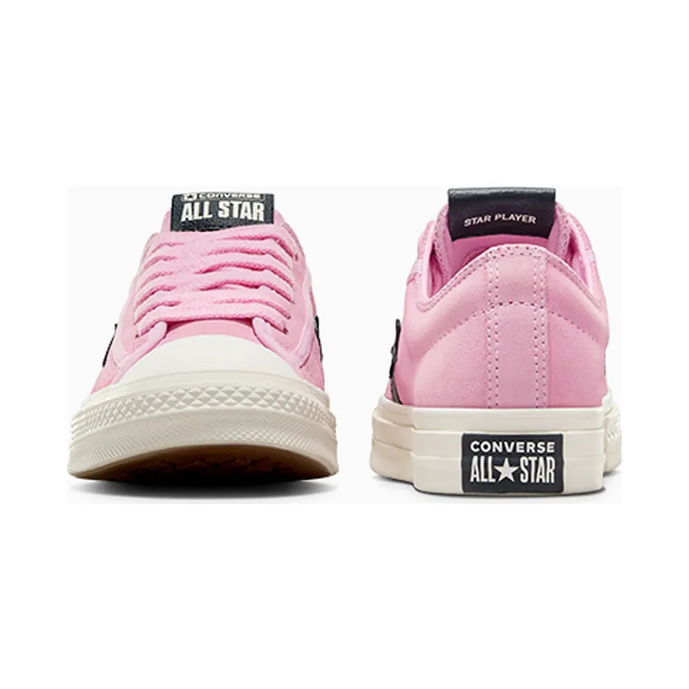 Converse Star Player 76 Black & Pink Tongue Tied/Egret/Shadow Woods (A12473C)