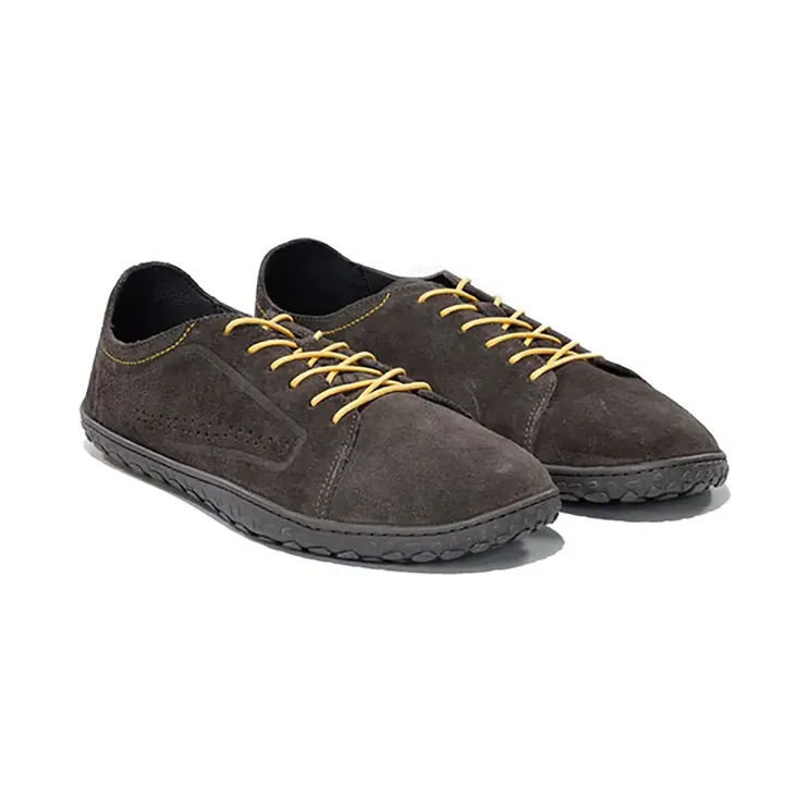 Waals Oil Suede Leather Gray / Yellow (156-M´S-Oilsuedeleathergray)
