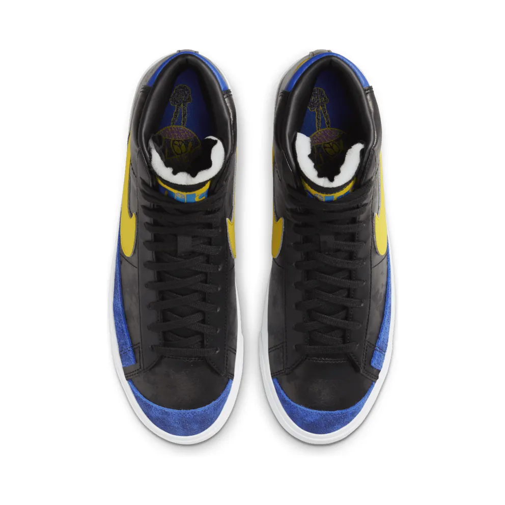 Nike Blazer Mid Peace, Love & Basketball Black/Speed Yellow-Game Royal-White (DC1414-001)