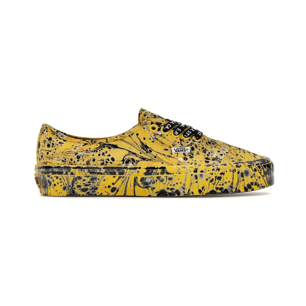 Vans Authentic S.R. Studio LA. CA. Black Yellow (VN000DCNFAS)