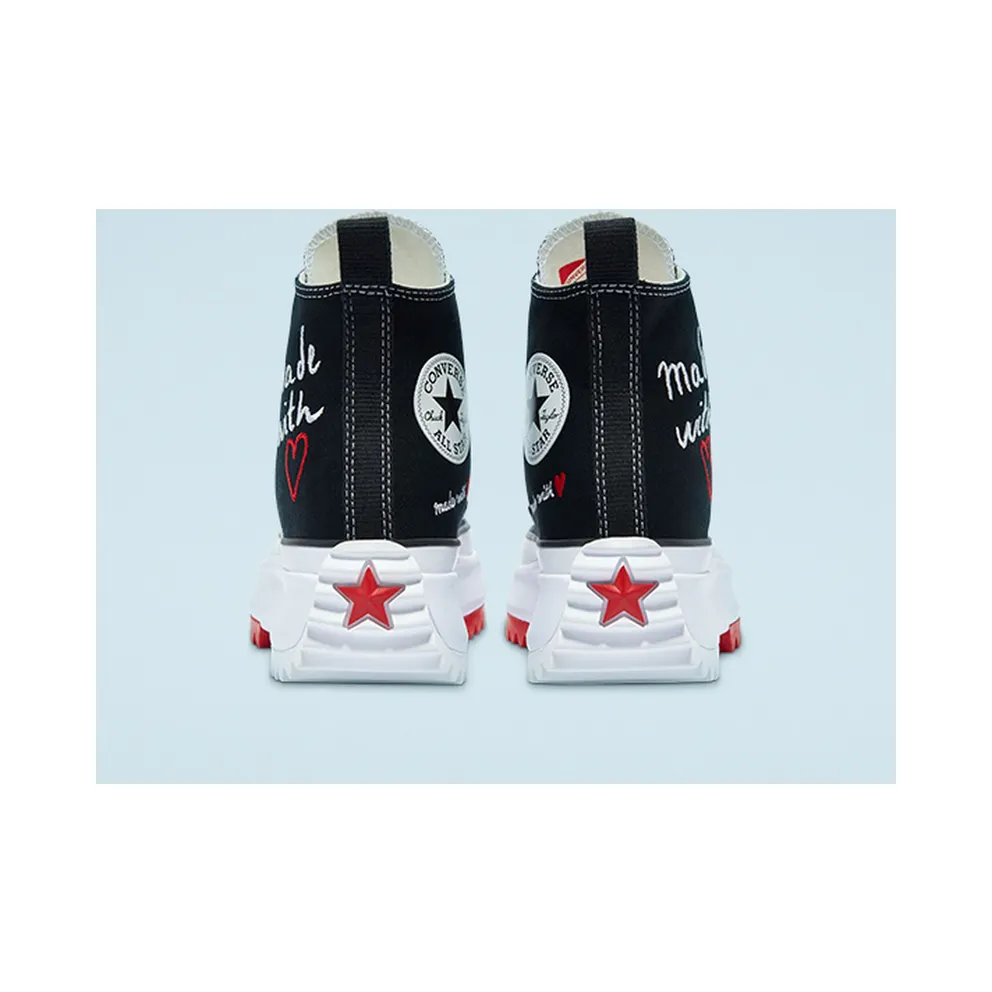 Converse Valentine’s Day Run Star Hike High Top Black/white/university Red (171120C)