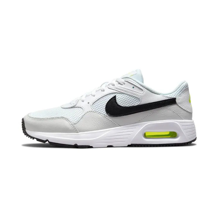 Nike Air Max SC “White / Photon Dust / Volt / Black” (CW4555-105)
