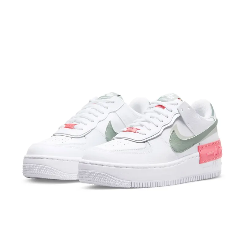 Nike Air Force 1 Shadow Archeo Pink – “White / Jade Smoke-seafoam-archeo Pink” (CI0919-112)
