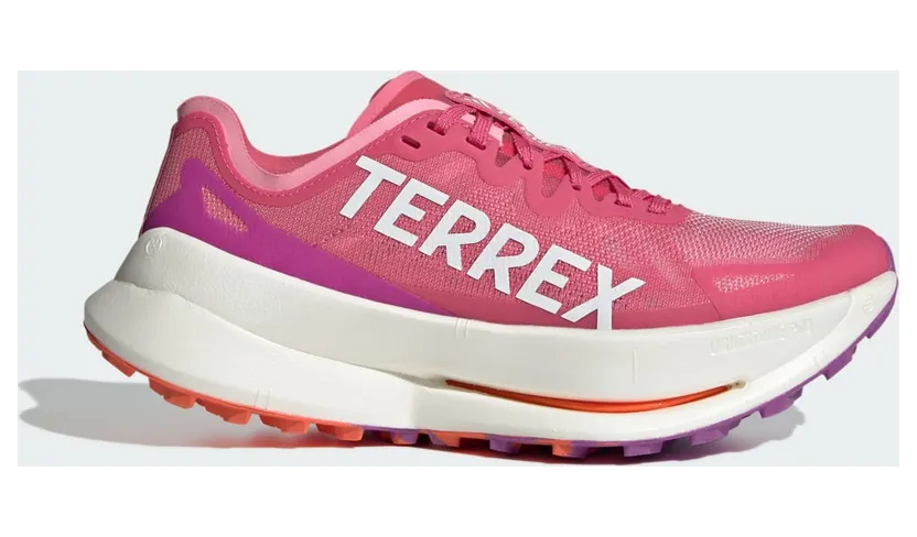 Adidas Terrex Agravic Speed Ultra Trail Running Pink Fusion / Crystal White / Purple Burst (IG8850)