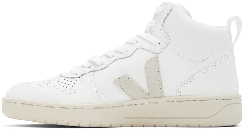 Veja White Leather V 15 High Top (VQ0201270)