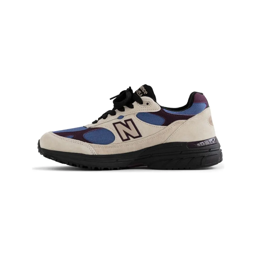 New Balance Aimé Leon Dore x 993 – “White / Slate Blue / Maroon” (MR993ALL)