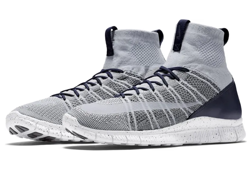 Nike Free Flyknit Mercurial Pure Platinum Obsidian (805554-001)