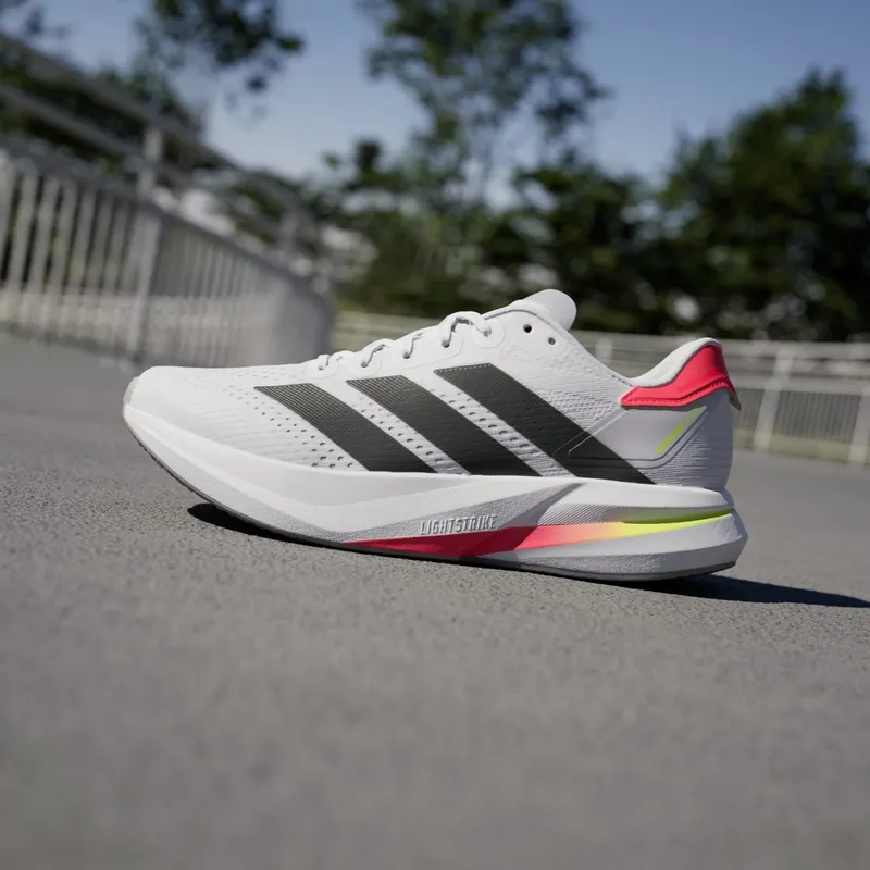 Adidas Duramo Speed 2 Running Shoes Cloud White / Core Black / Lucid Red (IF9393)