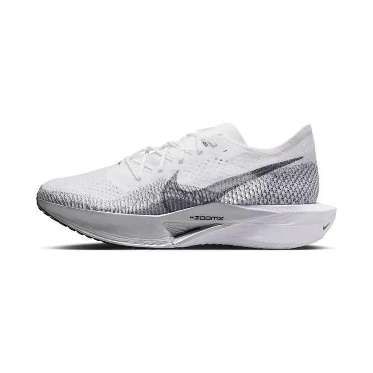 Nike ZoomX Vaporfly Next% 3 “White / Particle Grey / Metallic Silver / Dark Smoke Grey” (DV4129-100)