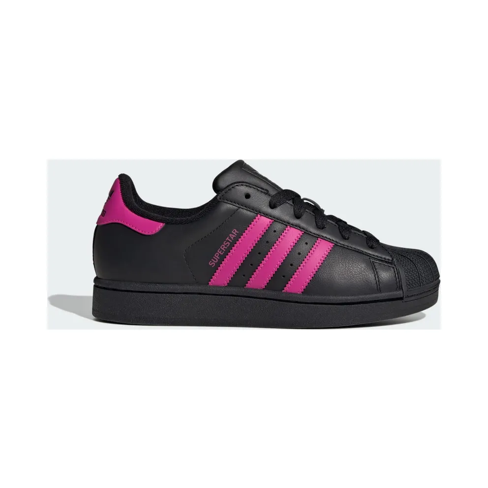 Adidas Superstar II Core Black / Semi Lucid Fuchsia / Core Black (JS1339)