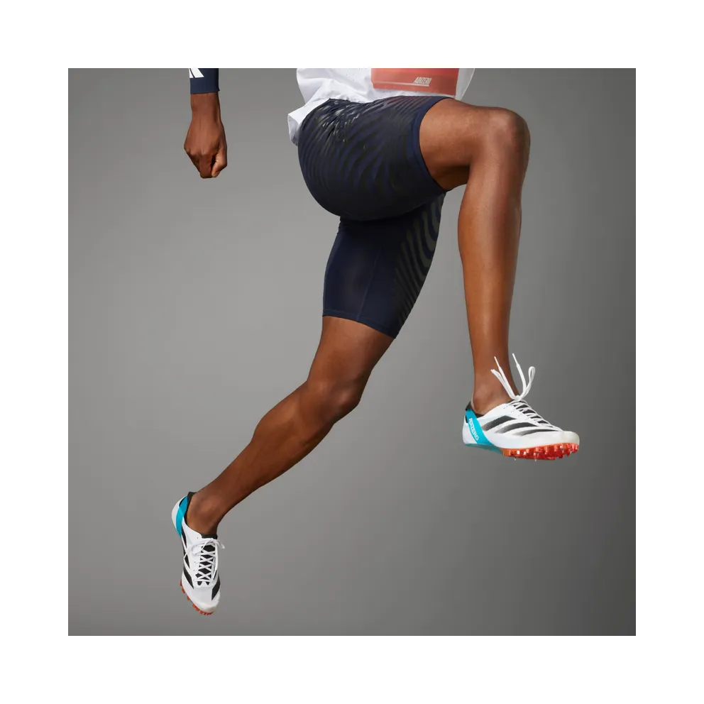 Adidas Adizero Finesse Track Shoes Cloud White / Core Black / Lucid Cyan (IE2770)