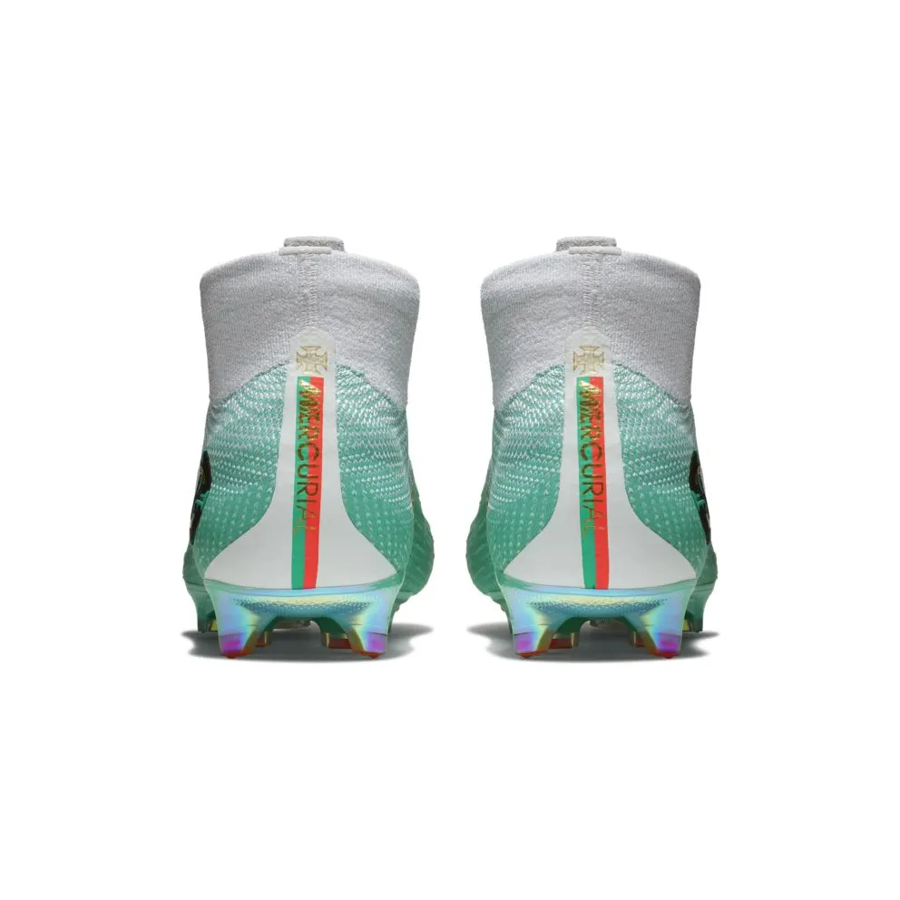 Nike Mercurial Superfly VI Elite CR7 FG Chapter 6 Special Edition Clear Jade/Metallic Vivid Gold-White (AJ3547-391)