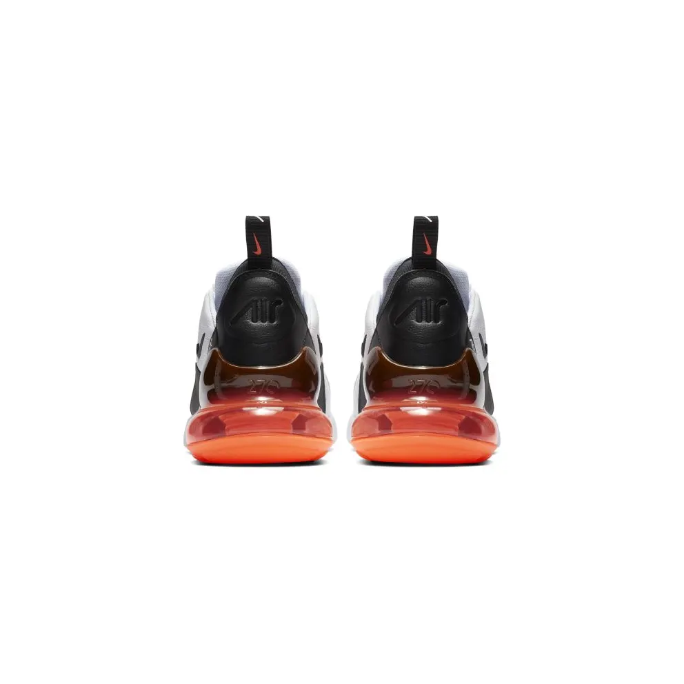 Nike Air Max 270 Leather White Black Hyper Crimson White/Black-Hyper Crimson-Metallic Dark Grey (BQ6171-100)