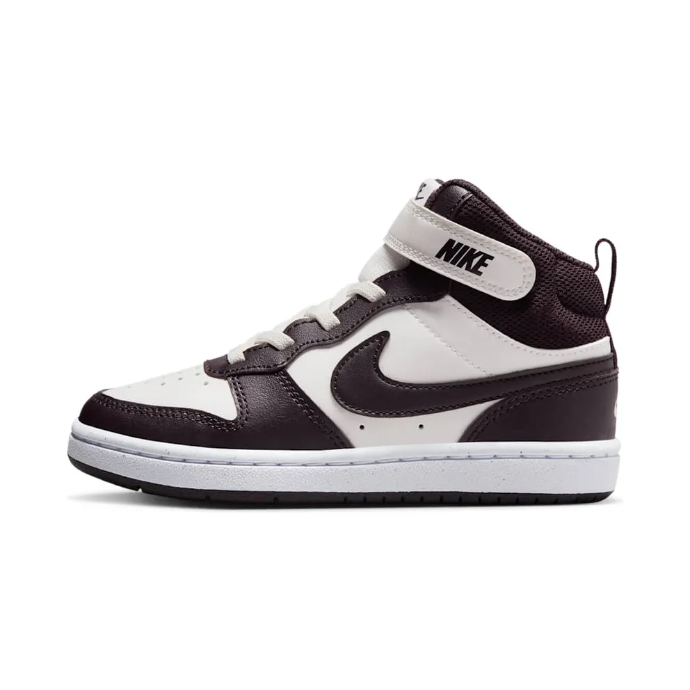 Nike Court Borough Mid 2 Sail White Burgundy Ash (CD7783-126)