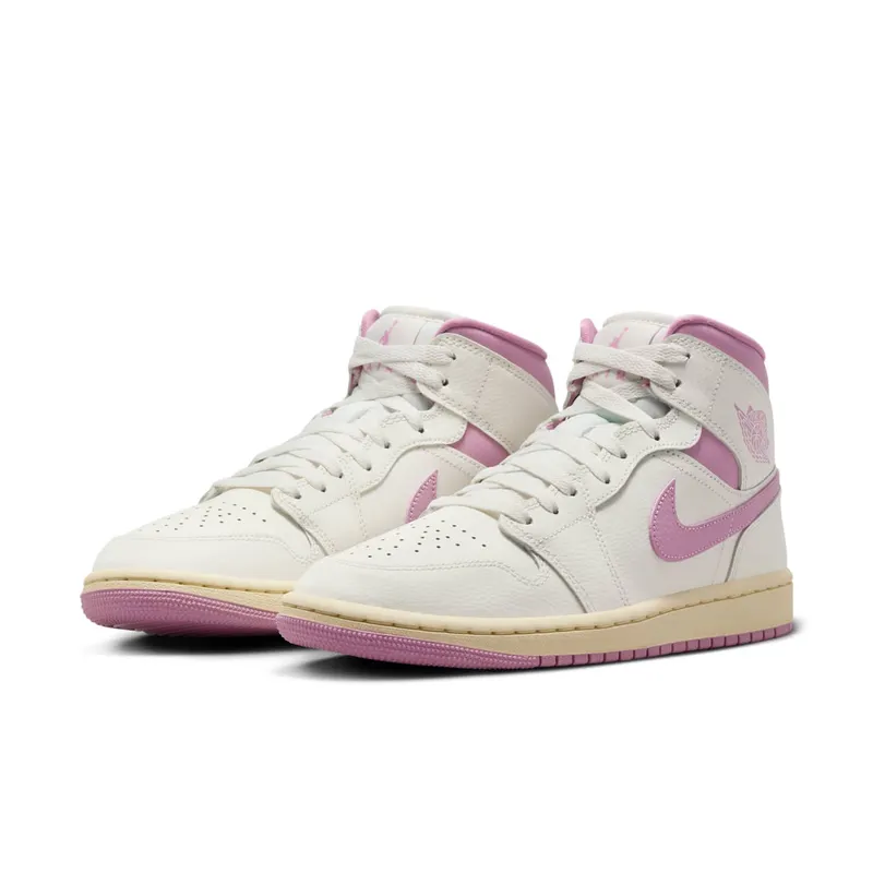 Jordan 1 Mid “Sail Pink Coconut Milk” (BQ6472-162)