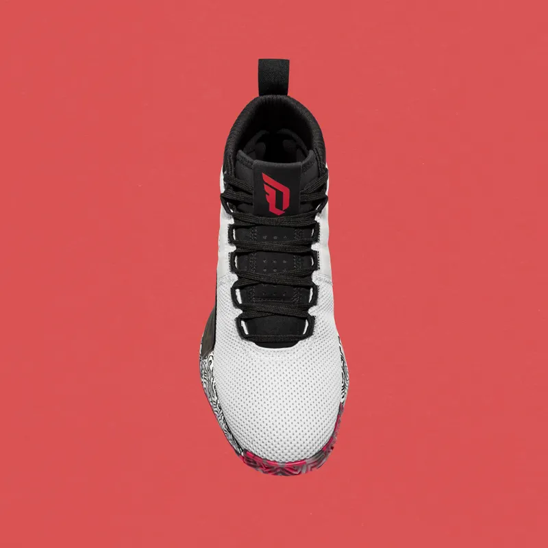 adidas Dame 5 Home White/Black/Red (F36561)
