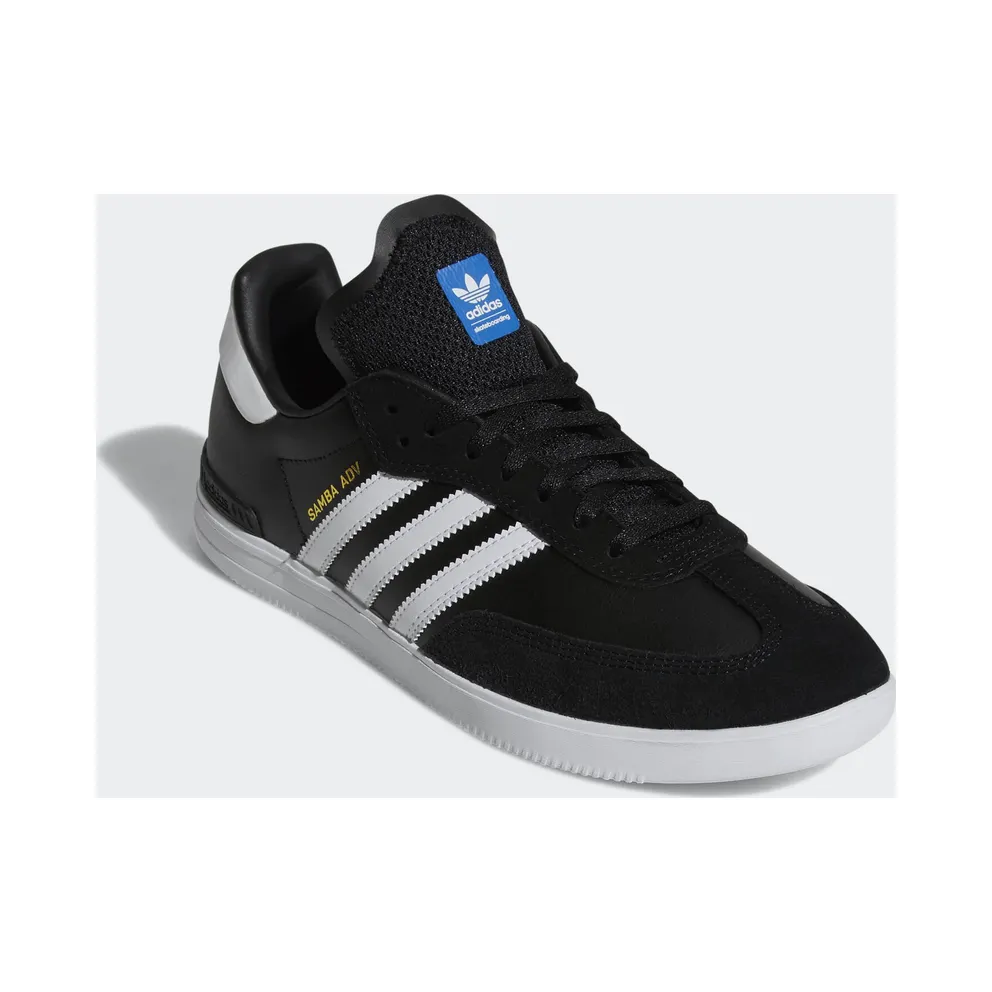 adidas Samba Adv Black White Core Black/Cloud White/Bluebird (BY3928)
