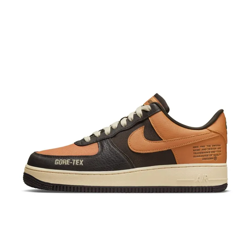 Nike Air Force 1 Low Gore-Tex Brown Orange (DO2760-220)
