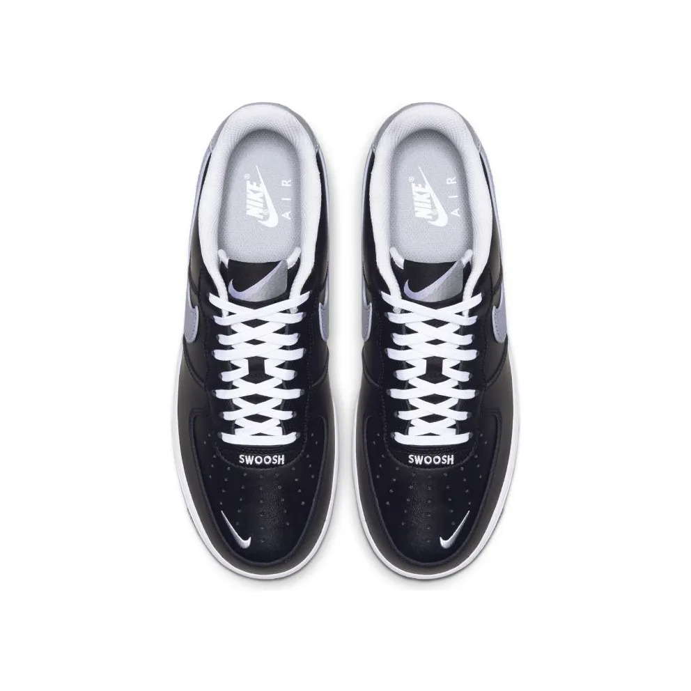 Nike Air Force 1 Low Swoosh Pack Black Black/Cool Grey-White (CJ8731-001)