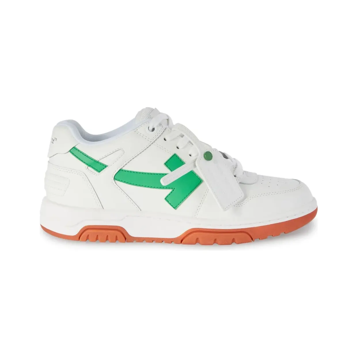 Off-White Out Of Office leren “White” (OMIA189S24LEA001)