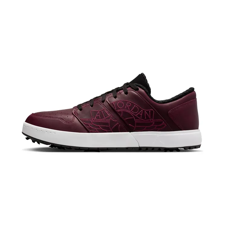 Jordan Nu Retro 1 Low Golf “White / Black / Bordeaux” (IB1809-100)