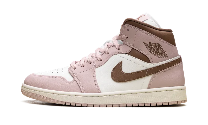 Jordan 1 Mid “Pink Oxford Brown” (BQ6472-620)