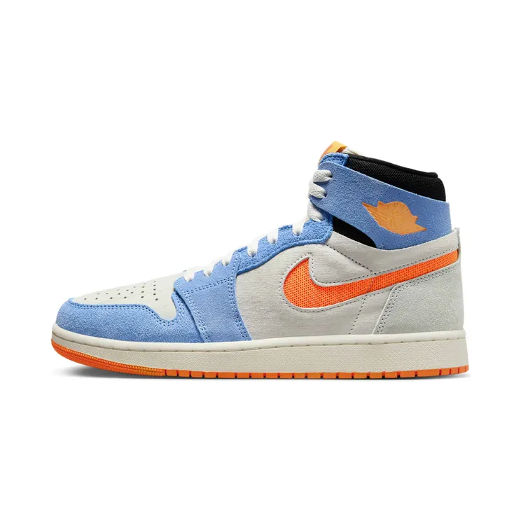 Air Jordan 1 Hi Zoom Comfort “Sail / Royal Pulse / Light Silver / Alpha Orange” (DV1307-184)