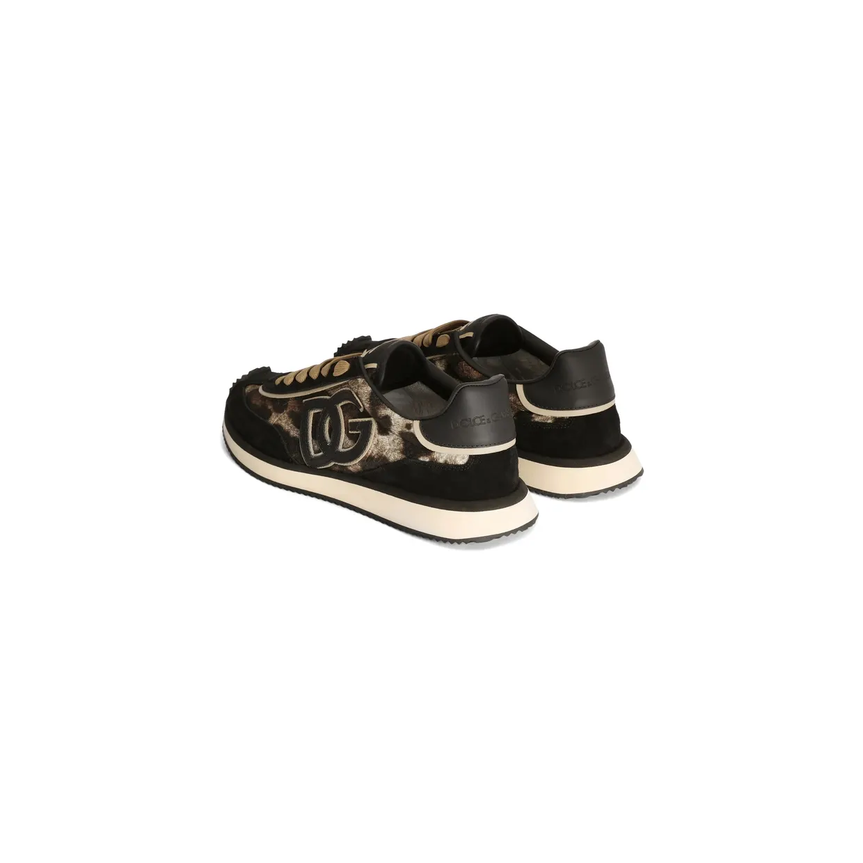 Dolce & Gabbana Leo-print Fabric DG Cushion “Brown/Black” (CK2288 A3L89 HY13M) (2)