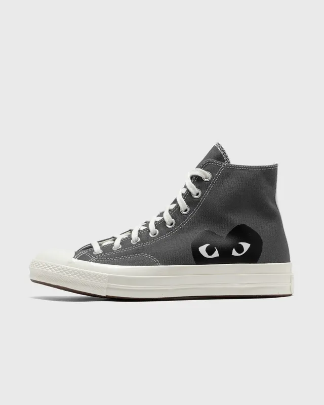 Comme des Garçons Play X CONVERSE Chuck Taylor 70 High Top Grey