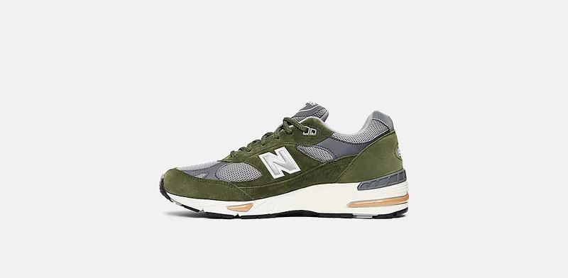 New Balance New Balance Green/Grey/Brown (M991GGT)