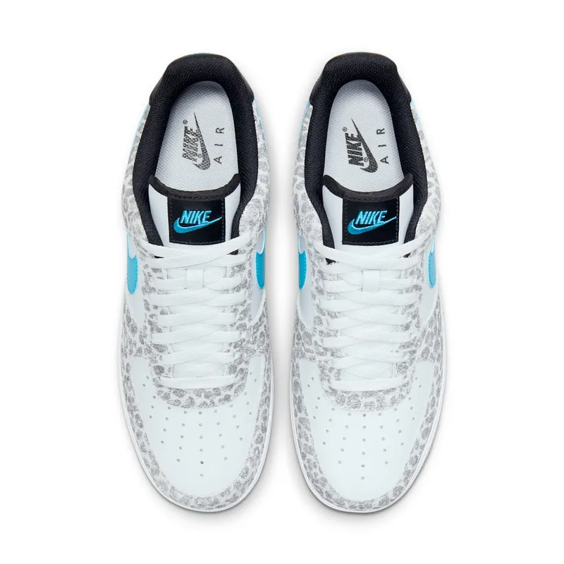 Nike Air Force 1 07 Low ‘Leopard’ Blue (2021) (DJ6192-001)