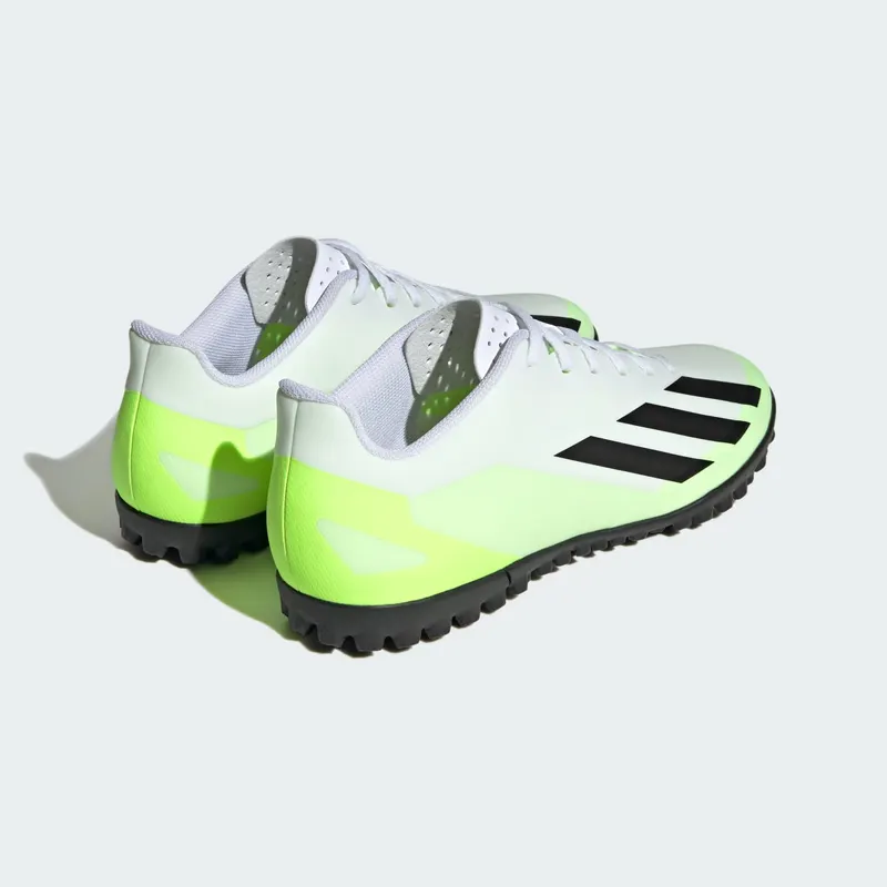 adidas X Crazyfast.4 Turf Cloud White Core Black Lucid Lemon (IE1583)