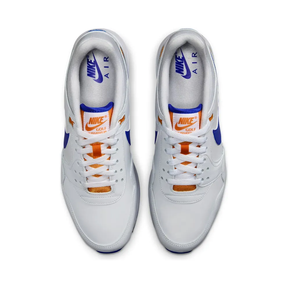 Nike Air Pegasus ’89 Golf “White Orange Peel Black Racer Blue” (HV3866-101)